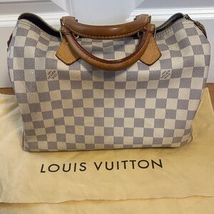 Louis Vuitton Damier Azur Speedy Excellent Condition